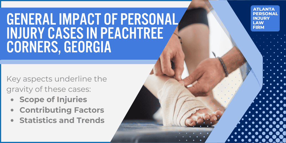 Personal Injury Lawyer Peachtree Corners Georgia GA; #1 Personal Injury Lawyer Peachtree Corners, Georgia (GA); Personal Injury Cases in Peachtree Corners, Georgia (GA); General Impact of Personal Injury Cases in Peachtree Corners, Georgia