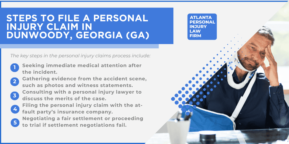 Personal Injury Lawyer Dunwoody Georgia GA; #1 Personal Injury Lawyer Dunwoody, Georgia (GA); Personal Injury Cases in Dunwoody, Georgia (GA); General Impact of Personal Injury Cases in Dunwoody, Georgia; Analyzing Causes of Dunwoody Personal Injuries; Choosing a Dunwoody Personal Injury Lawyer; Types of Personal Injury Cases We Handle; Areas of Expertise_ Dunwoody Personal Injury Claims; Recoverable Damages in Dunwoody Personal Injury Cases; Dunwoody Personal Injury Lawyer_ Compensation & Claims Process; Types of Compensation Available; Fundamentals of Personal Injury Claims; Cost of Hiring a Dunwoody Personal Injury Lawyer; Advantages of a Contingency Fee; Factors Affecting Lawyer Fees; Steps To File A Personal Injury Claim in Dunwoody, Georgia (GA)